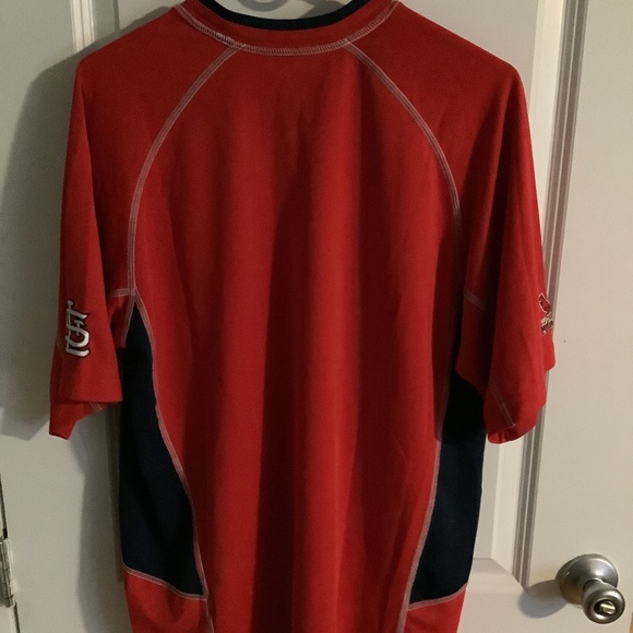St Louis Cardinals MLB Warmup Jersey Mens Large - Picture 7 of 9